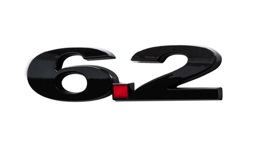 2010-2014 Ford F150 5.5" Gloss Black 6.2 Fender Tailgate Emblem