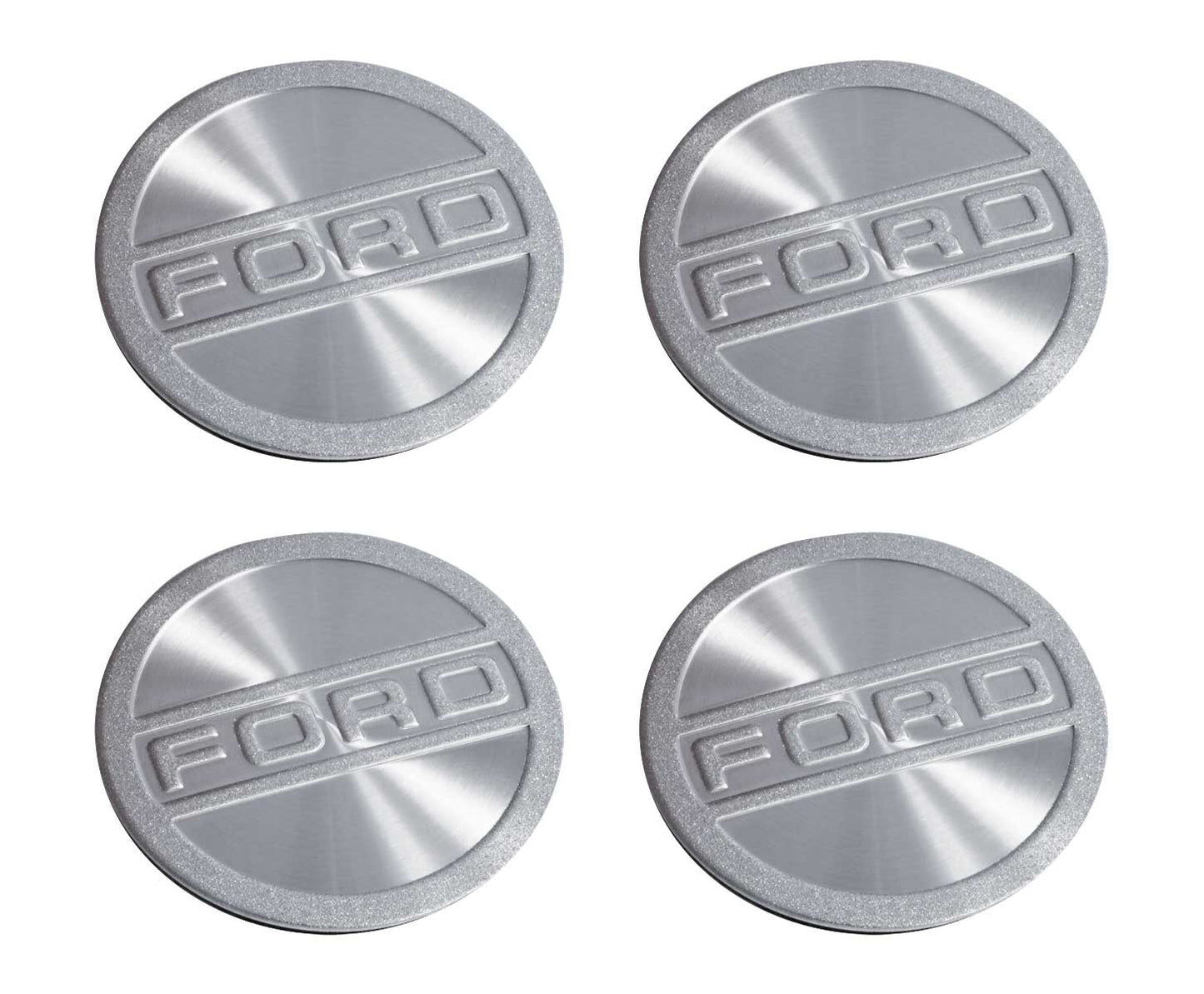 2018-2023 Mustang GT & Ecoboost 5pc Billet Engine Cap Covers Set w/ Ford Inserts