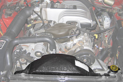 1986-1993 Mustang GT LX 5.0 Engine Cooling Radiator Fan Shroud & Overflow Tank