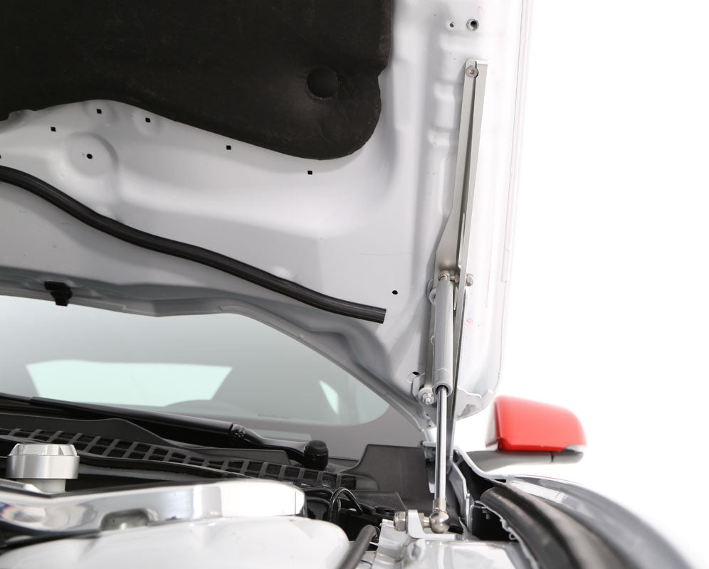 2015-2023 Ford Mustang Billet Aluminum Drake Hood Struts Shocks Lift Kit