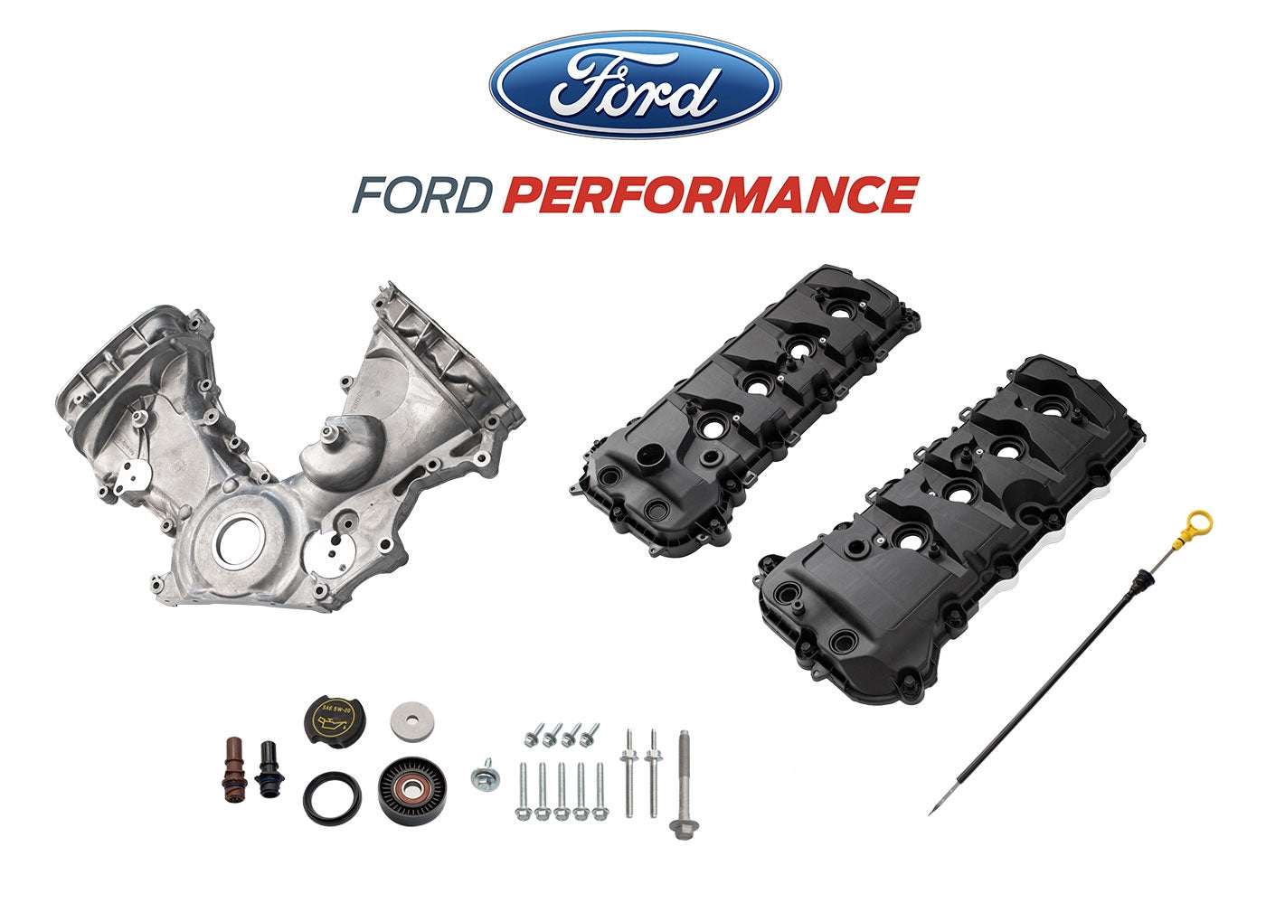 2011-2017 Mustang 5.0 Ford Performance M-6580-M50 Timing & Cam Engine Cover Kit