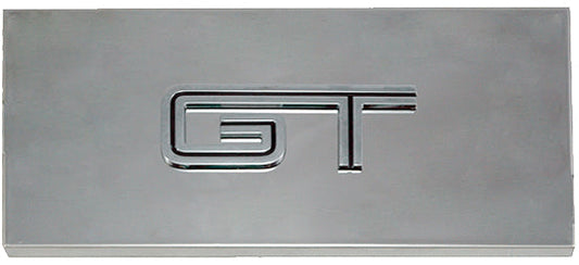 2005-2009 Ford Mustang Polished Stainless Steel Fuse Box Cover w/ GT Emblem