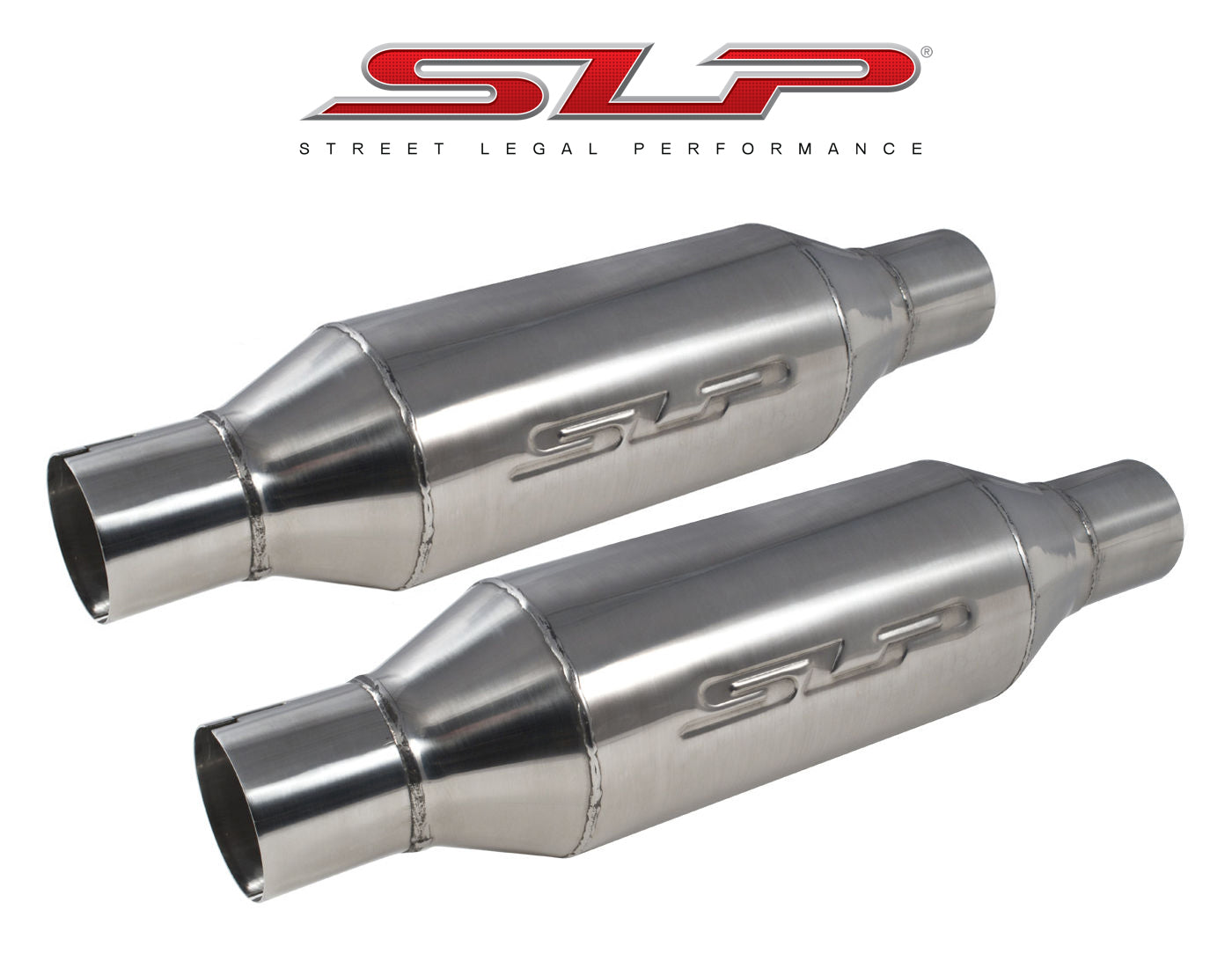 Chevrolet Corvette C6 SLP 31064 Loud Mouth II Bullet Style Mufflers 2.5" Pair