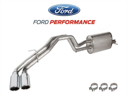 2019-2023 Ford Ranger M-5200-RA23SC Side Exit Dual Exhaust System Chrome Tips