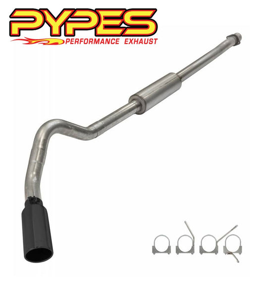 2011-2014 Ford F150 Raptor Pypes SFT24V 4" Side Exit Exhaust System w Black Tip