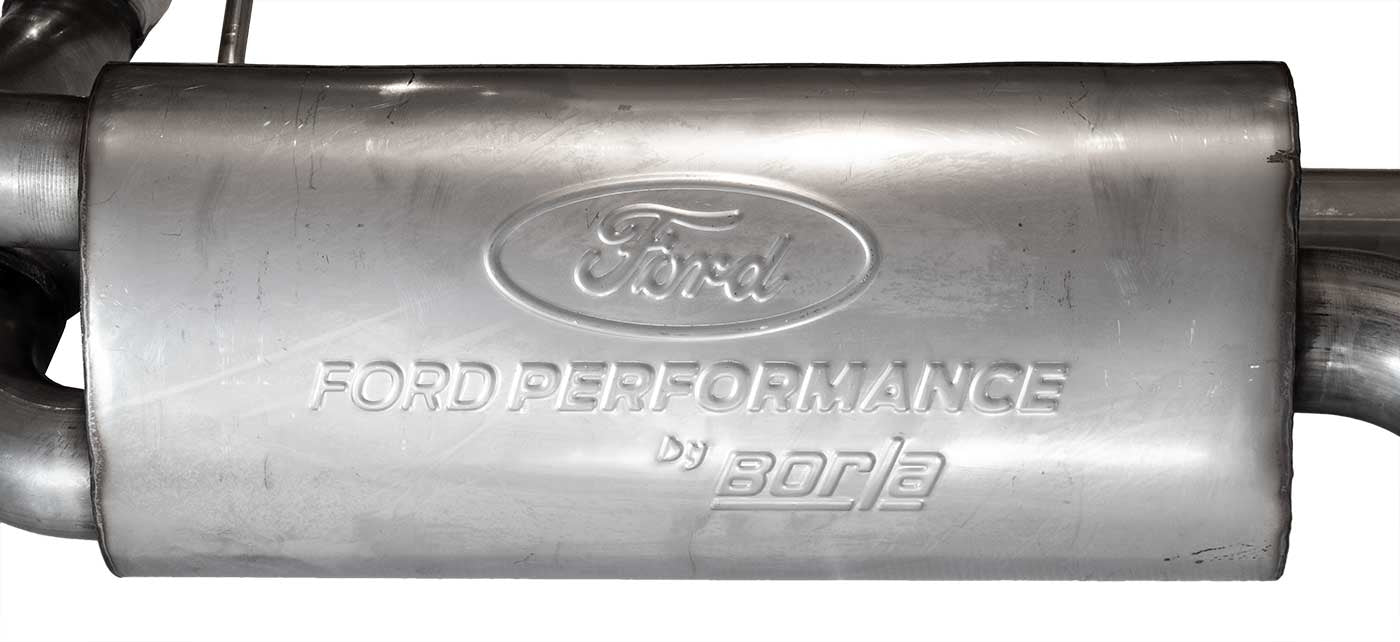 2021-2023 Bronco 2.7 Ford Axle Back Exhaust Chrome Tips & Roush Cold Air Intake