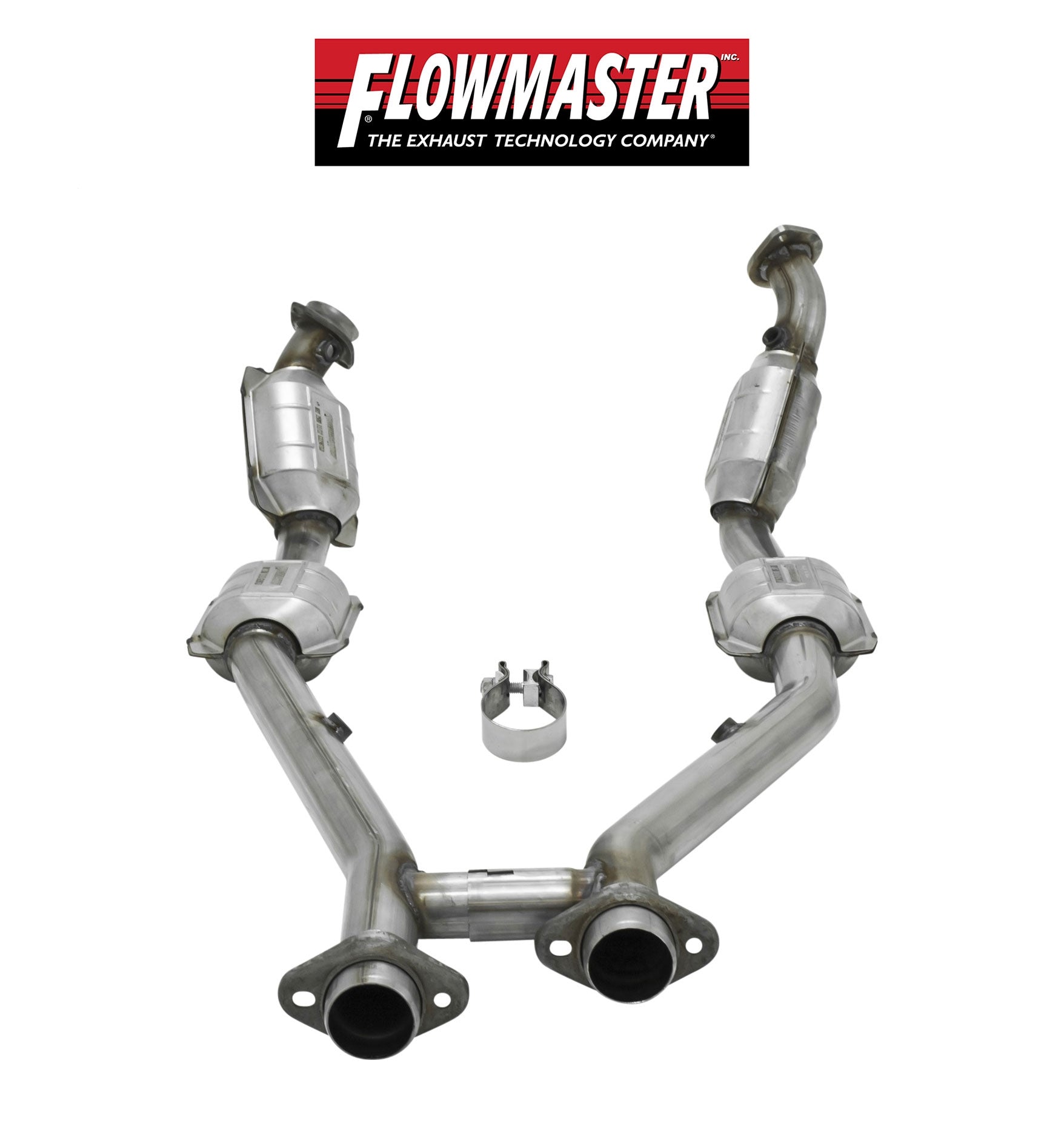 1999-2003 Mustang GT Manual Flowmaster Exhaust H-Pipe w/ Catalytic Converters