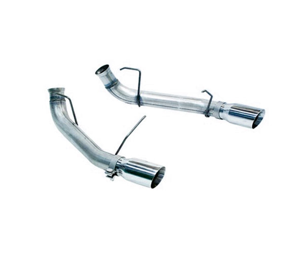 2011-14 Mustang GT Boss 302 SLP Loud Mouth Axle-Back Muffler Delete Kit 4" Tips