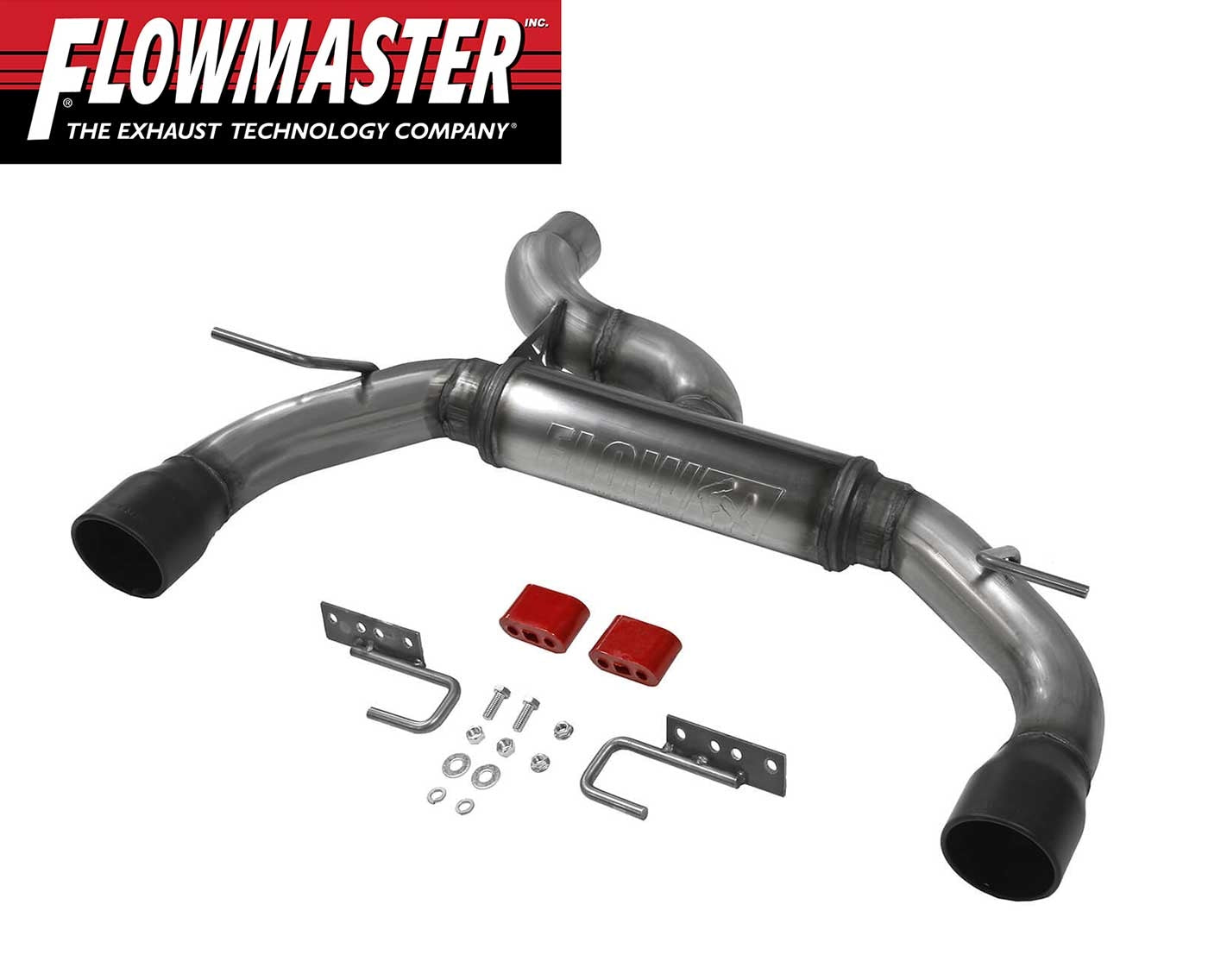 2021-2023 Ford Bronco Flowmaster Flow FX Axle Back Exhaust System 4" Black Tips