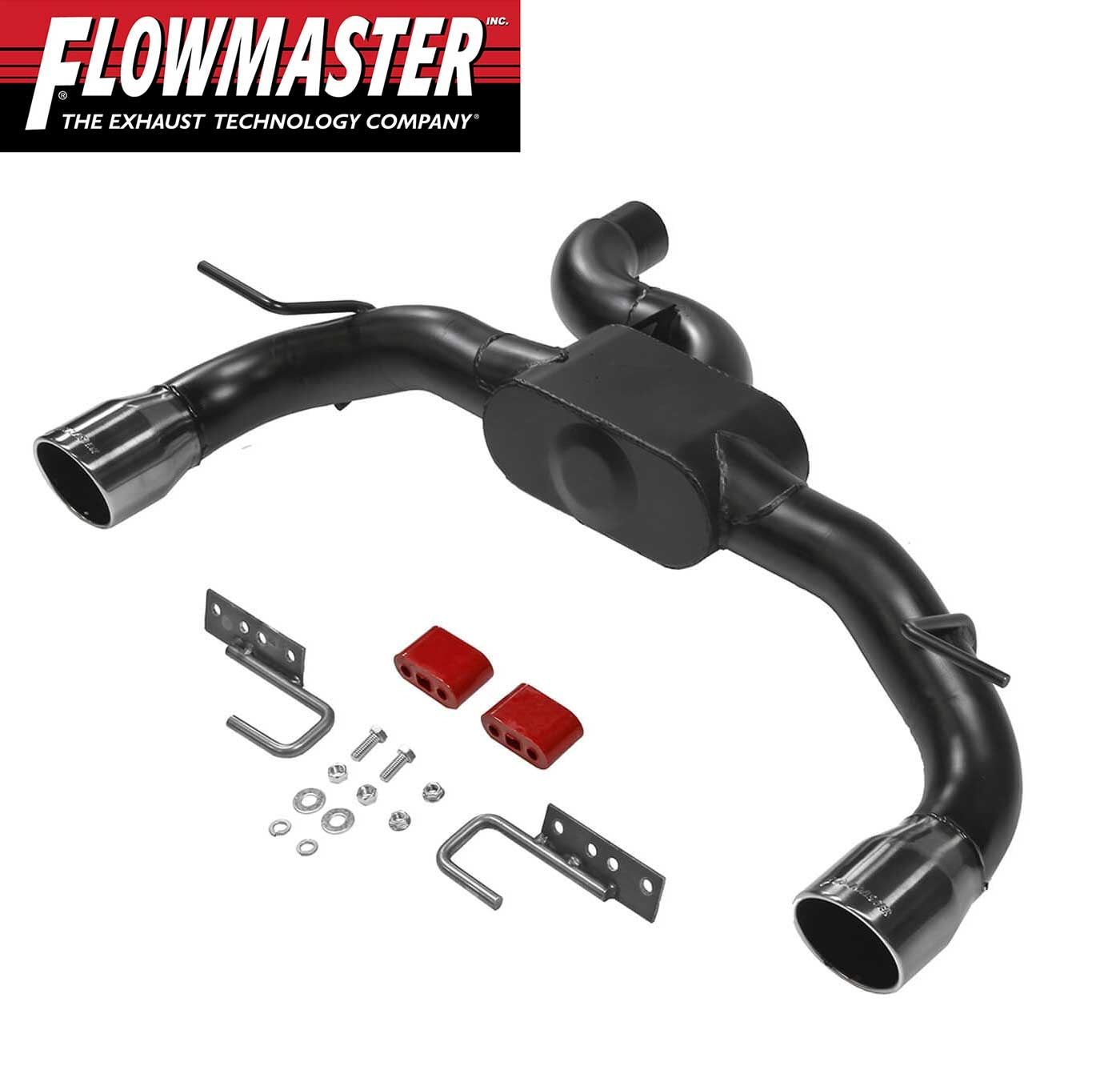 2021-2023 Ford Bronco Flowmaster Outlaw Axle Back Exhaust System w 4" Black Tips
