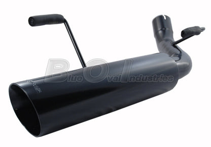 2005-2010 Mustang GT V8 2.5" BLACK Pype Bomb Axle-Back Muffler Delete System