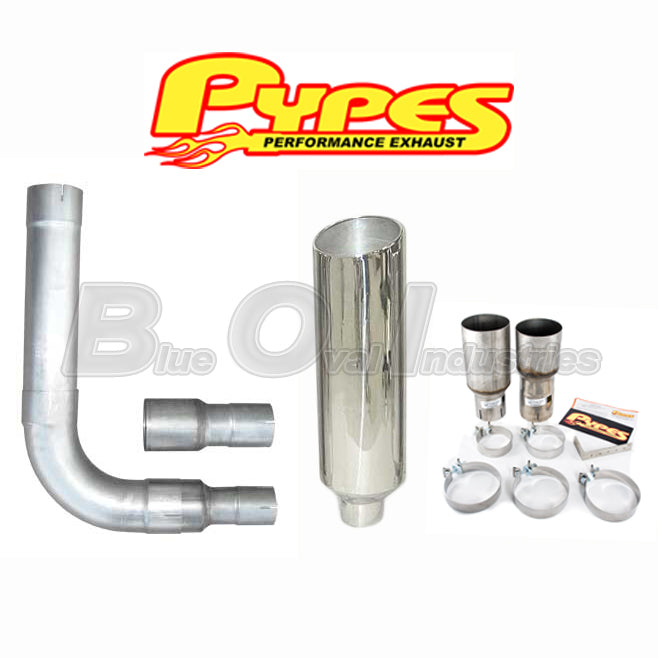 Ford Truck 6.0 Powerstroke Super Duty Diesel 10" PYPES Stack Kit Stainless