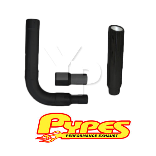 Dodge 5.9L 2500 3500 Diesel 7" PYPES Black Stainless Slant Stack Exhaust Kit