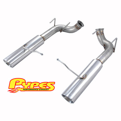 2011-2014 Mustang GT 5.0 3.0" Exhaust Pypes Bomb Axle Back Muffler Delete Kit