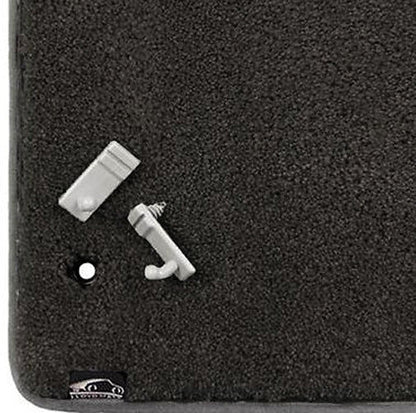 1994-2004 Mustang Lloyd Tan 4 pc Tri Bar Running Horse Front & Rear Floor Mats