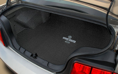 2008-2009 GT-500 Convertible Black Trunk Mat WITH Shaker - Shelby & Cobra Logo