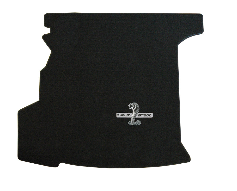 2010-2014 GT-500 Coupe Black Trunk Mat WITH Shaker 1000 - Shelby & Cobra Logo