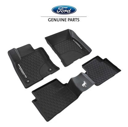 2021-2023 Ford Bronco Sport OEM Front & Rear Black Rubber Floor Mat Liners