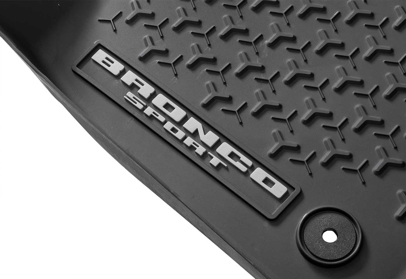 2021-2023 Bronco Sport MP1Z-7813300-BA Front & Rear 4pc Rubber Floor Mat Liners