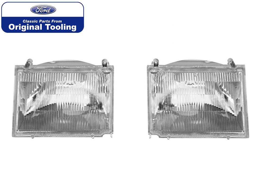 1985 1/2-1986 Ford Mustang OEM SVO Headlights Set Driver & Passenger Side LH RH