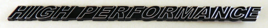 Chrome & Black 7" High Performance Emblem Mustang Camaro Shelby GT500 Corvette