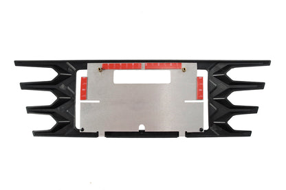 2014-2019 C7 Corvette Rear License Plate Frame - G1E Long Beach Red & Black
