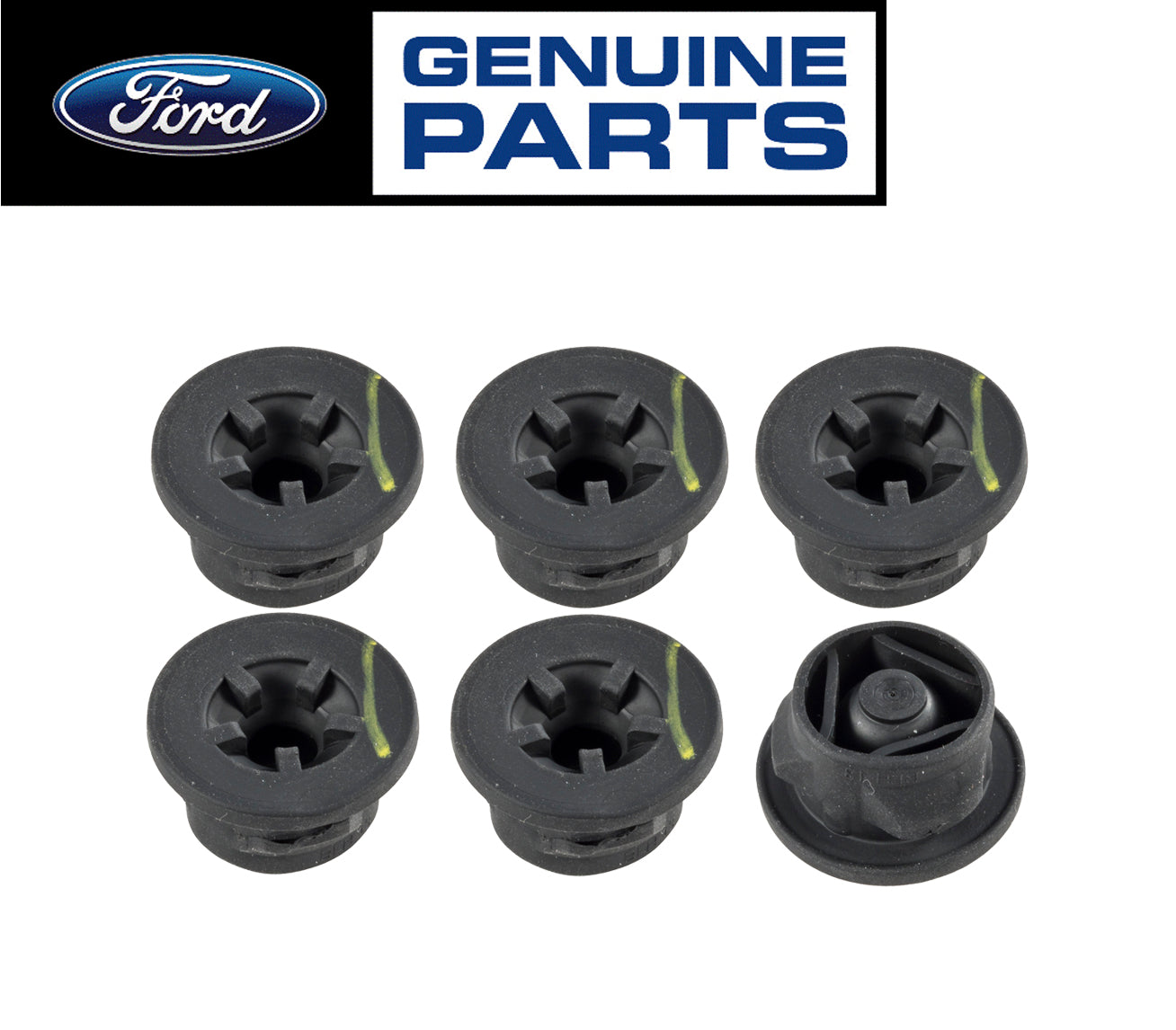 2011-2017 Mustang GT 5.0 Engine Coil Cover Rubber Ball Stud Grommets Set of 6