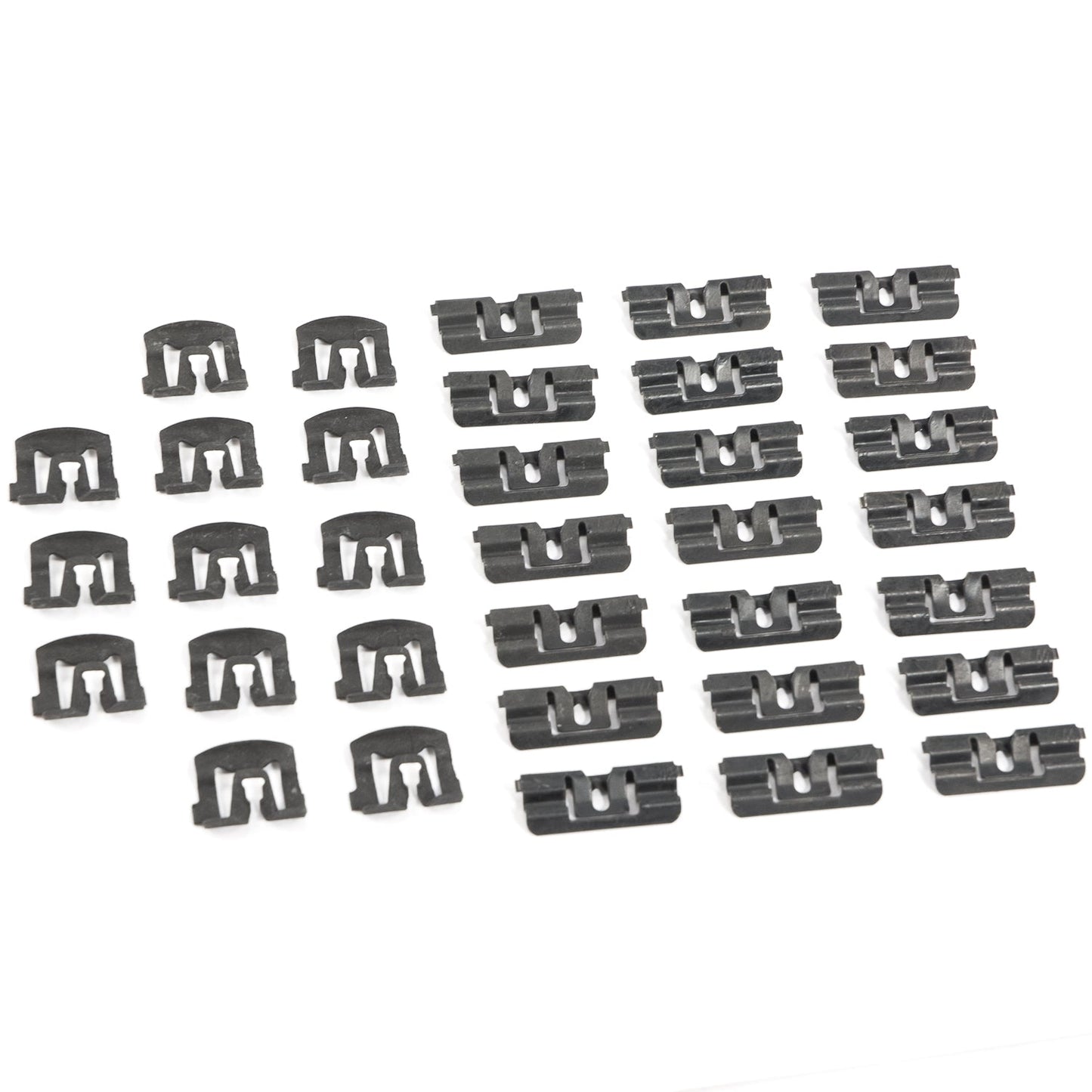 1979-1993 Mustang & Cobra Hatchback Front Rear Window Molding Clips Set of 35pcs