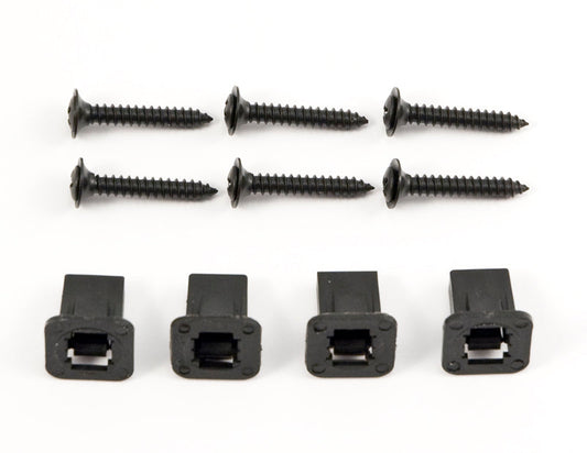 1983-1993 Ford Mustang Cowl Vent Grille Grill Screws & Insert Nuts Hardware Set