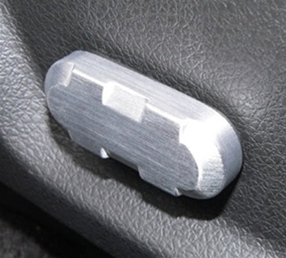 2005-2014 Mustang Satin Aluminum Side Front Seat lever Adjustment Switch Cover