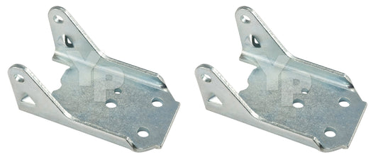 1979-1993 Mustang Replacement Upper & Lower Body to Door Hinge Brackets - Pair