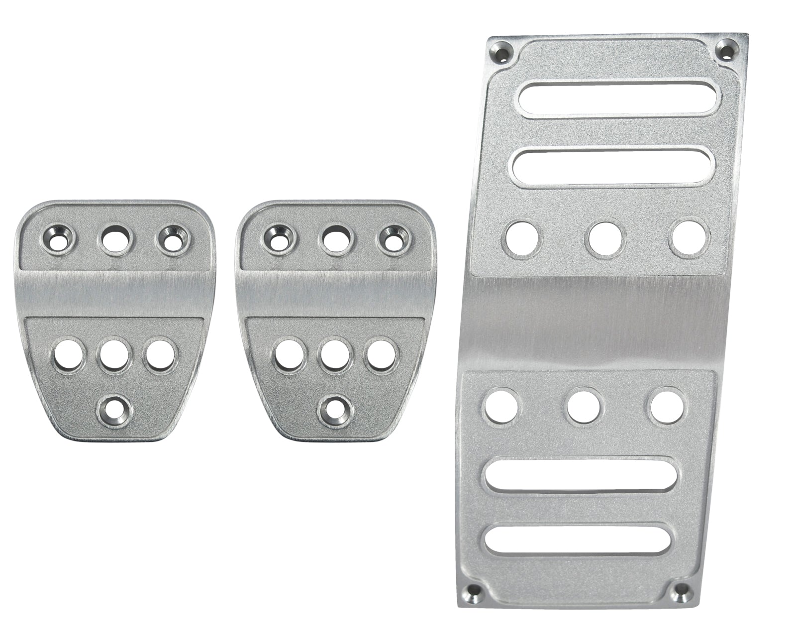 2005-2022 Mustang Manual Billet Aluminum Gas, Brake, & Clutch Pedal Cover Set