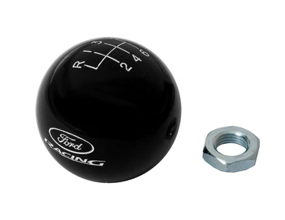 2015-2023 Mustang Ford Racing Logo 6 Speed Manual Shifter Shift Knob - Black