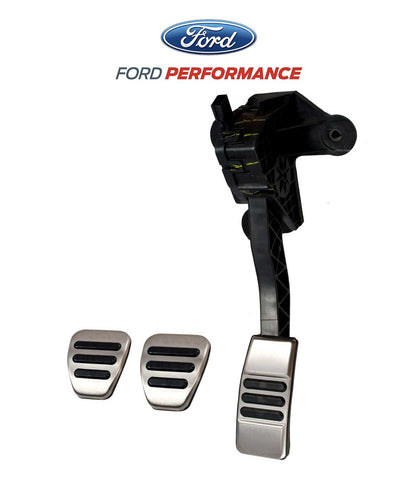 2011-2023 Mustang M-2301-BM Sport Manual Gas Pedal w/ Brake & Clutch Pads Set