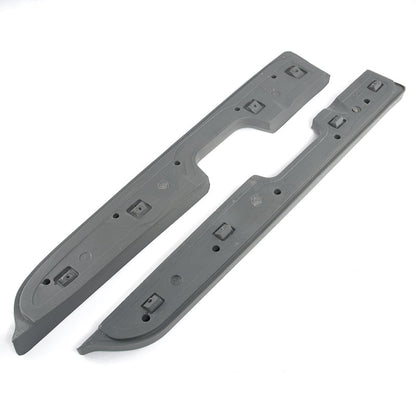 1987-1989 Mustang Smoke Gray Door Arm Rest Pads Pair (for Power Windows)