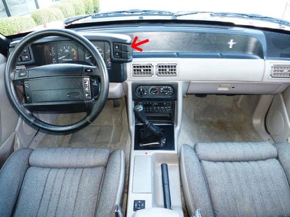 1987-1993 Mustang GT LX Coupe Rear Window Defrost & Hazard Dash Rocker Switch