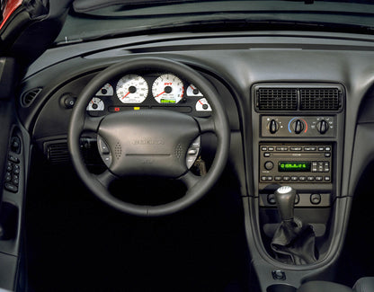 1994-1998 Mustang Black Shifter Trim Bezel & Leather Shift Boot