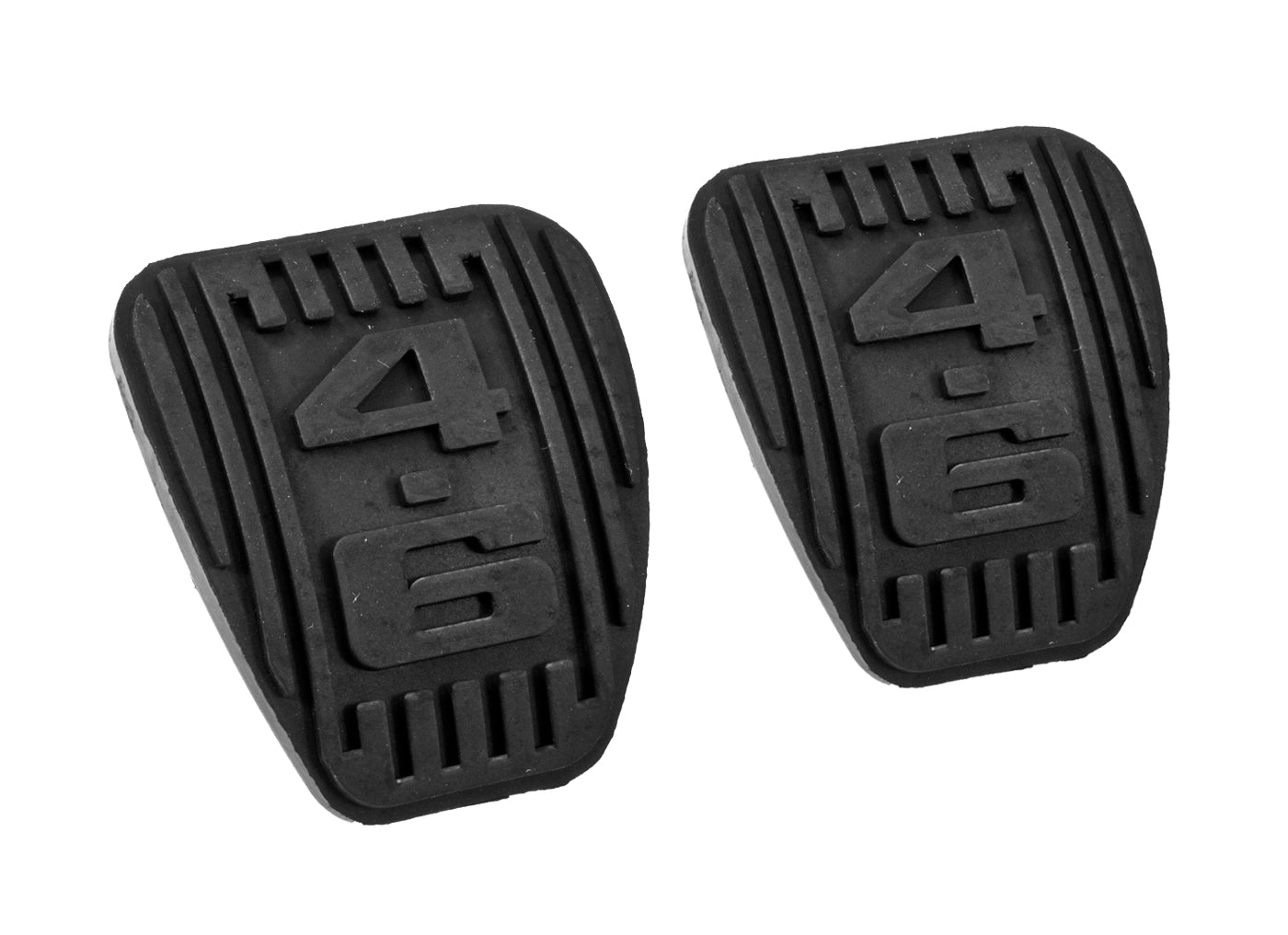 1996-2004 Mustang GT or Cobra Clutch & Brake Pedal Pads 4.6 Logo Rubber Black