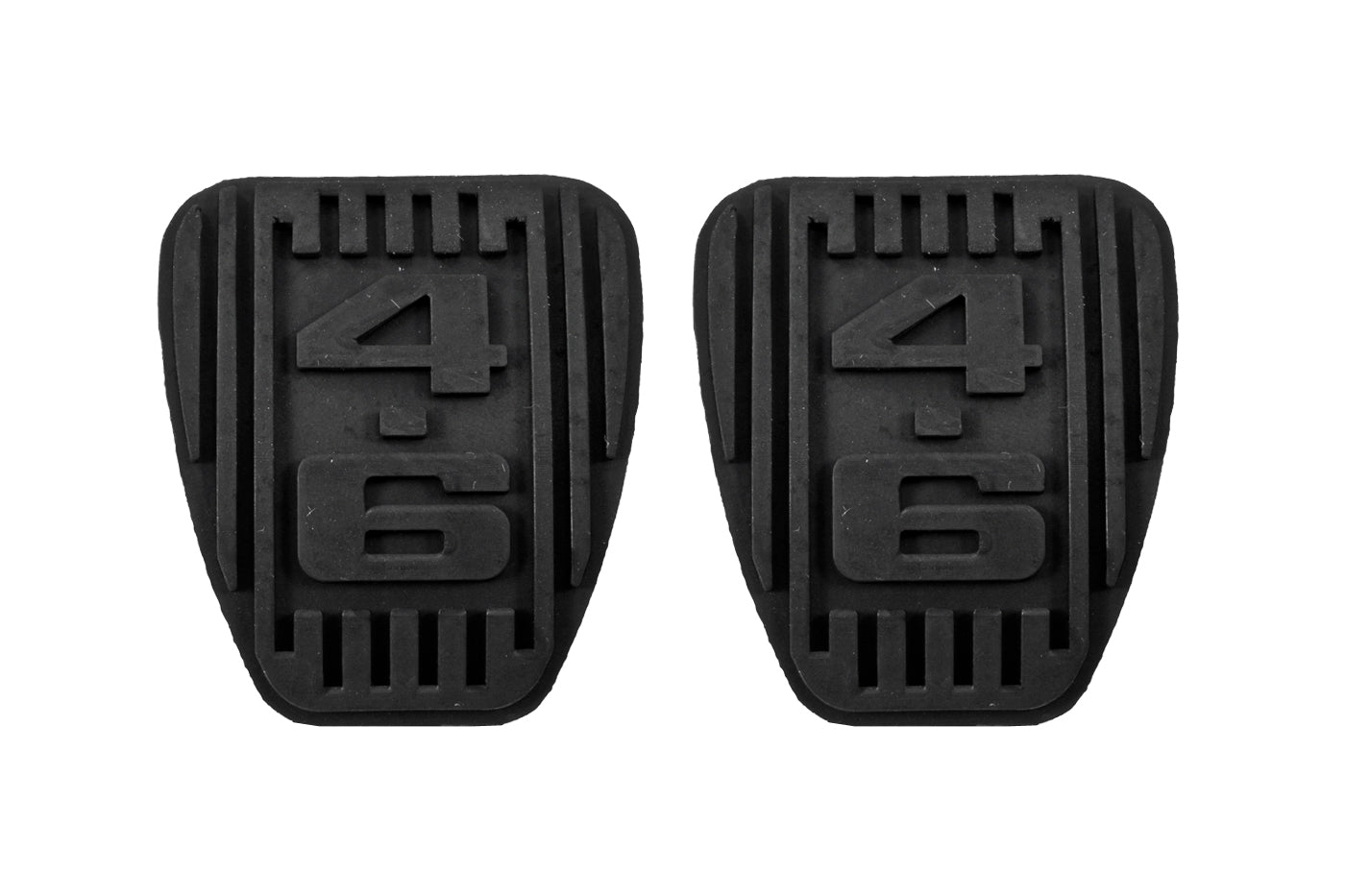 1996-2004 Mustang GT or Cobra Clutch & Brake Pedal Pads 4.6 Logo Rubber Black