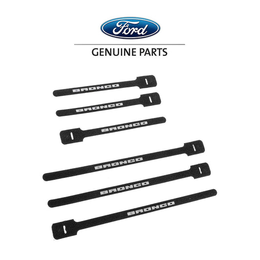 2021-2023 Ford Bronco OEM 6pc Cargo Hook & Loop Gear Storage Organizer Straps