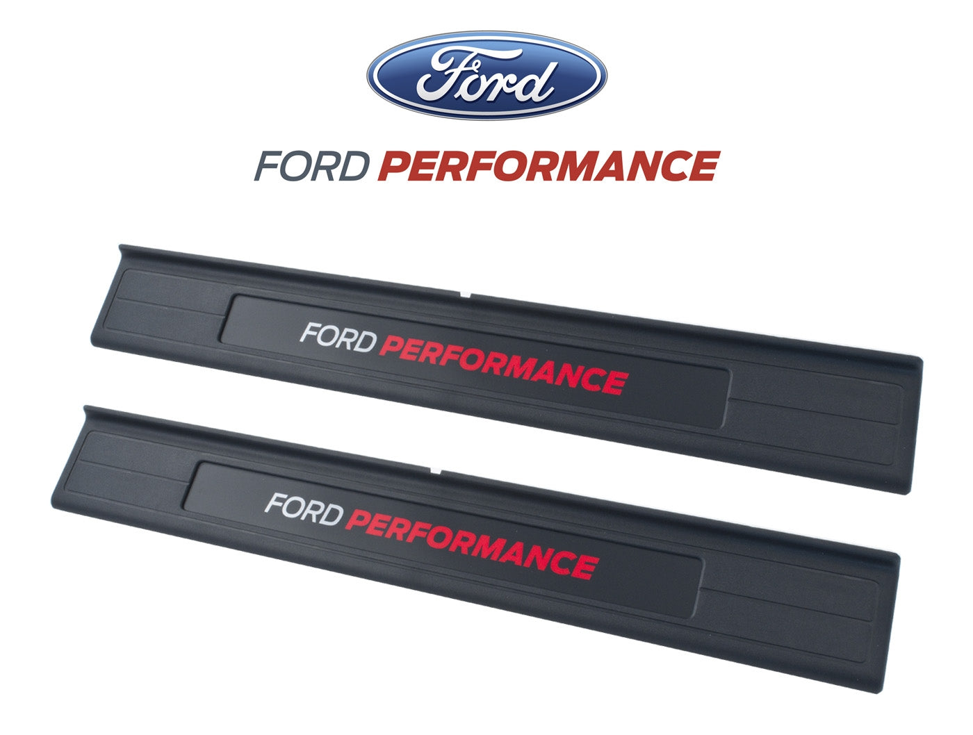 2015-2023 Mustang Ford Performance Inside Lower Door Sill Step Plates Pair