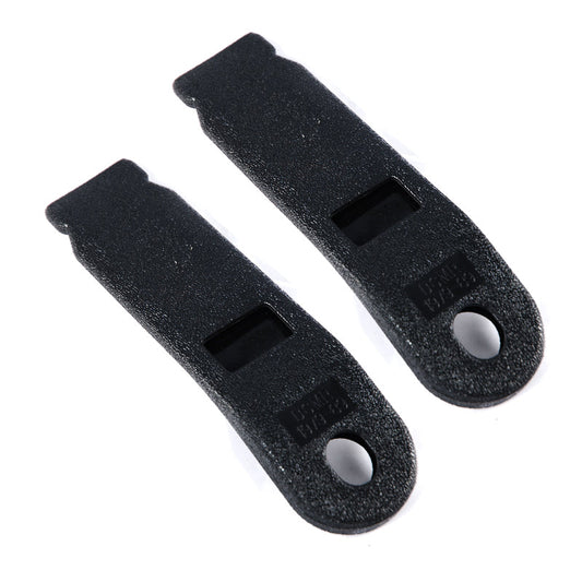 1979-1989 Mustang Female Seat Belt Holder Sleeves Black - Pair