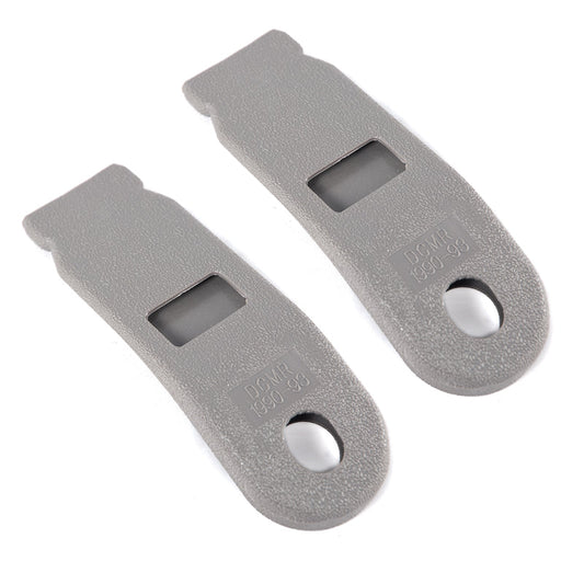 1990-1993 Mustang Titanium Grey Female Seat Belt Holder Sleeves Covers - Pair