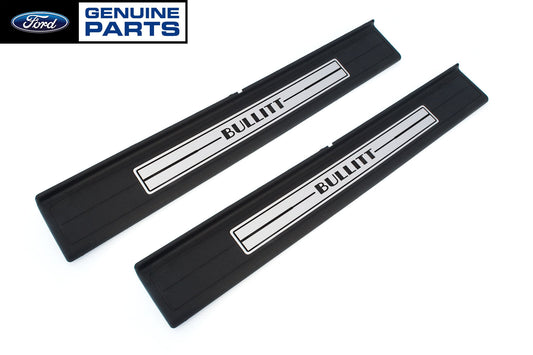 2019 Mustang Bullitt Genuine Ford OEM Lower Door Sill Step Plates Pair