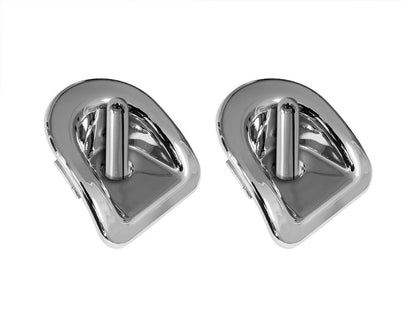 2005-2014 Mustang Roush RS1 RS2 RS3 Chrome Door Lock Bezels Grommets & Pins