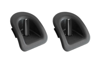 2005-2014 Mustang Black Door Panel Lock Bezels Grommets & Pins Kit LH & RH