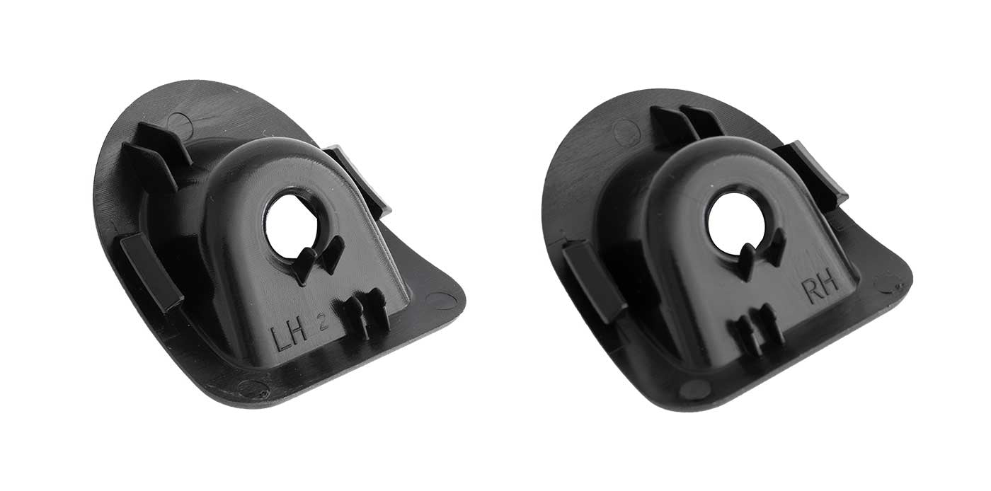 2005-2014 Ford Mustang or Shelby Black Door Panel Lock Grommets Covers Set