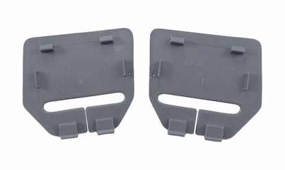 1990-1993 Mustang Hatchback Rear Seat Belt Bezels Grey Gray (Pair)