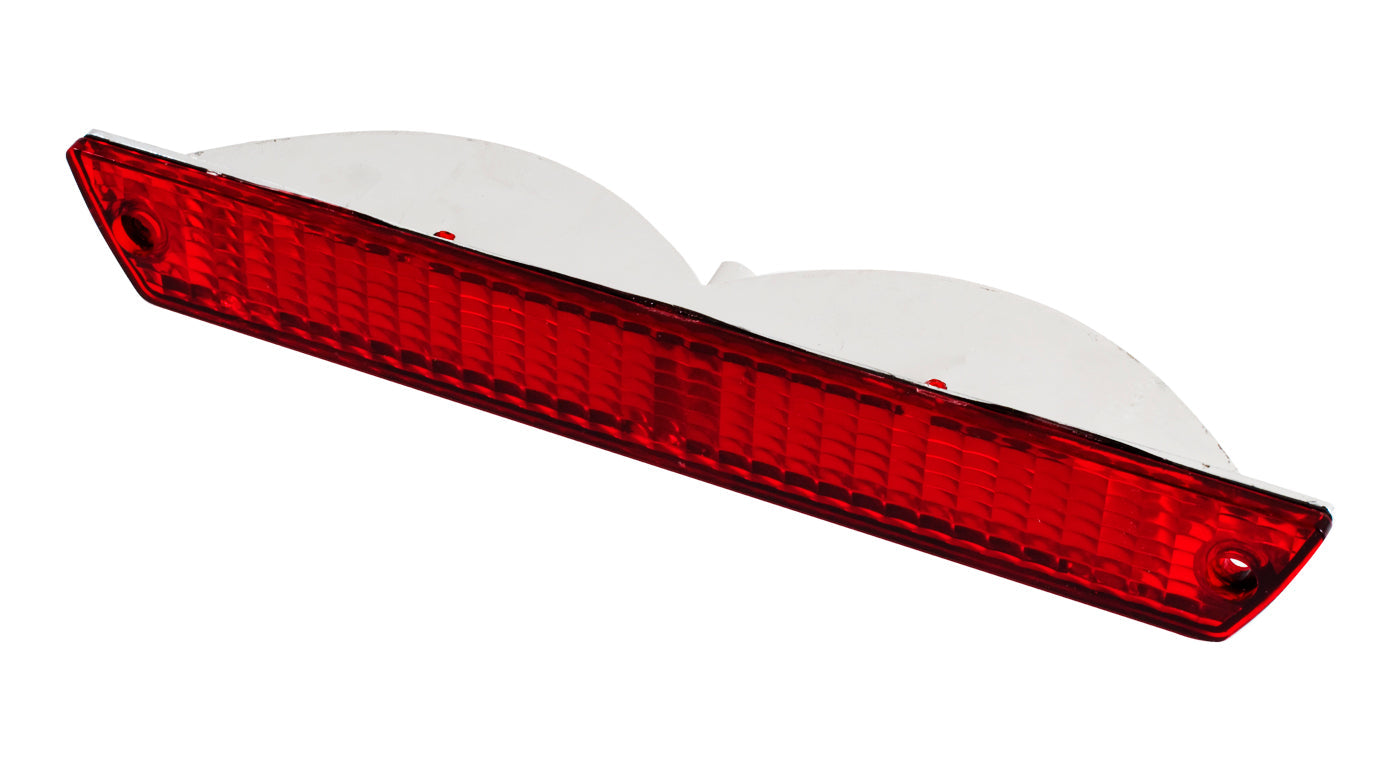 1986-1993 Mustang Convertible Rear Third 3rd Brake Light w/ RED 194 LED Bulbs