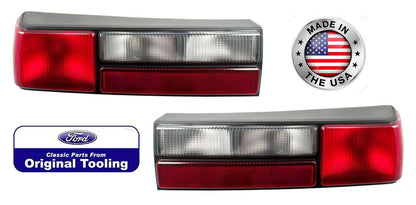 1987-1993 Ford Mustang LX - Stock Complete Taillights w/ Housings & Seals LH RH